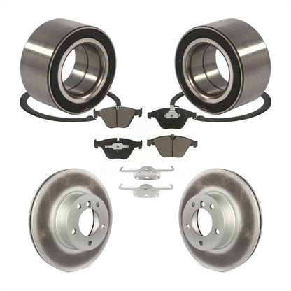 Wheel Bearing Coated Disc Brake Rotor & Pads Front Kit For BMW 328i xDrive 328xi