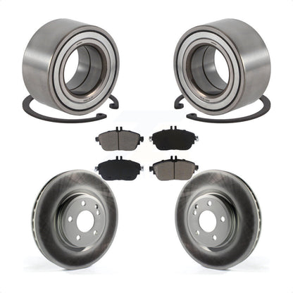 Wheel Bearing Coated Brake Rotor Pad Front Kit For Mercedes-Benz GLA250 CLA250 B