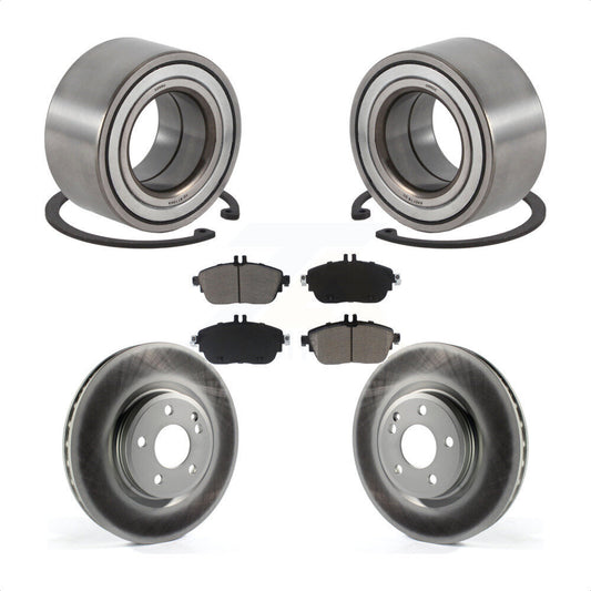 Wheel Bearing Coated Brake Rotor Pad Front Kit For Mercedes-Benz GLA250 CLA250 B