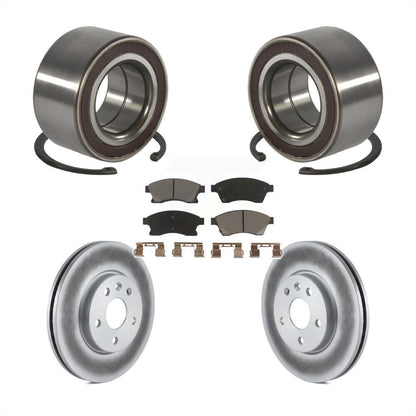 Wheel Bearing Coated Disc Brake Rotors And Pads Front Kit For Chevrolet Sonic
