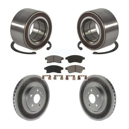 Wheel Bearing Coated Brake Rotor Pads Front Kit For 2013-2014 Chevrolet Sonic RS