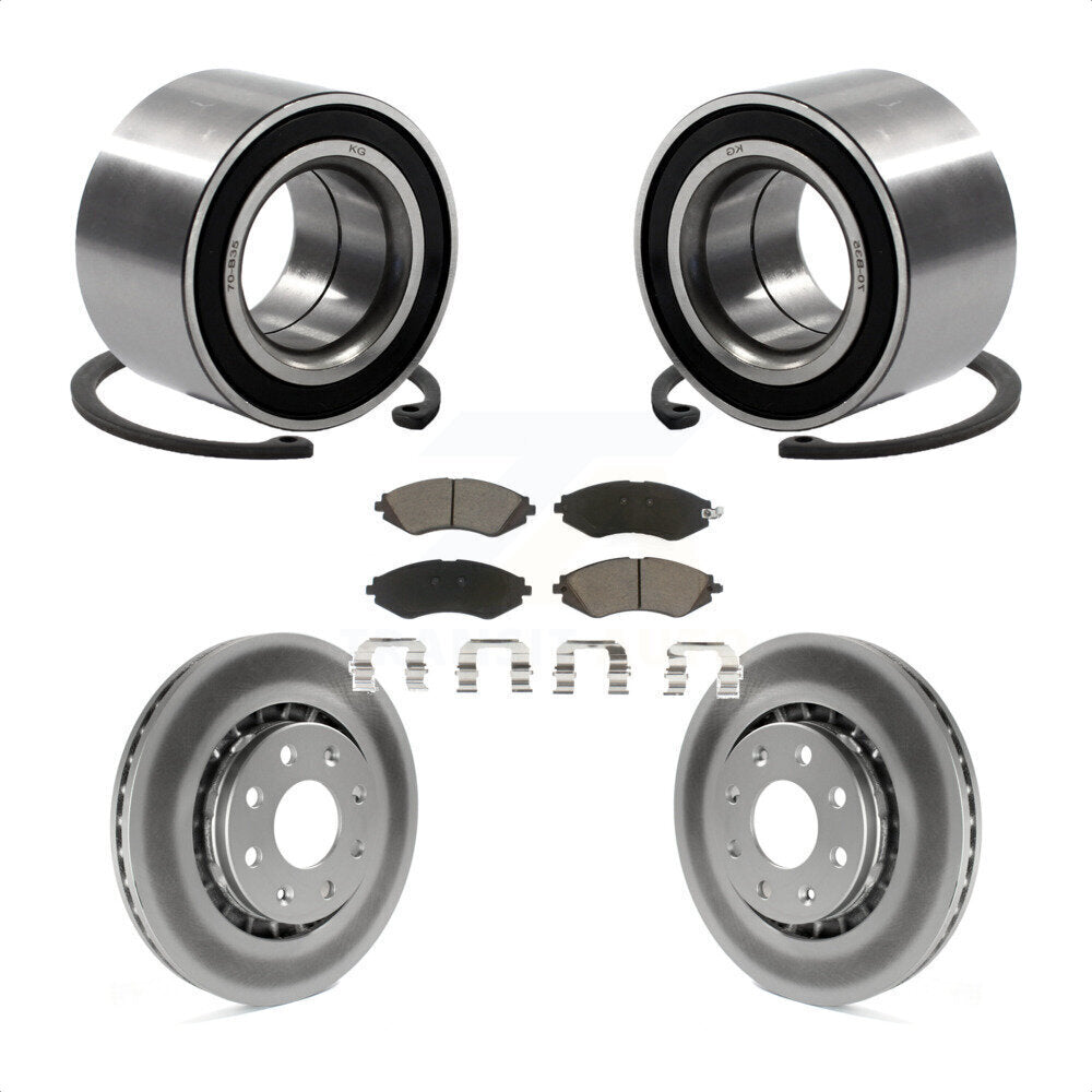 Wheel Bearing Coat Brake Rotor Pad Front Kit For Chevrolet Aveo Pontiac Aveo5 G3