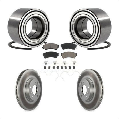 Wheel Bearing Coat Brake Rotor Pad Front Kit For Ford Fusion Mazda 6 Lincoln MKZ