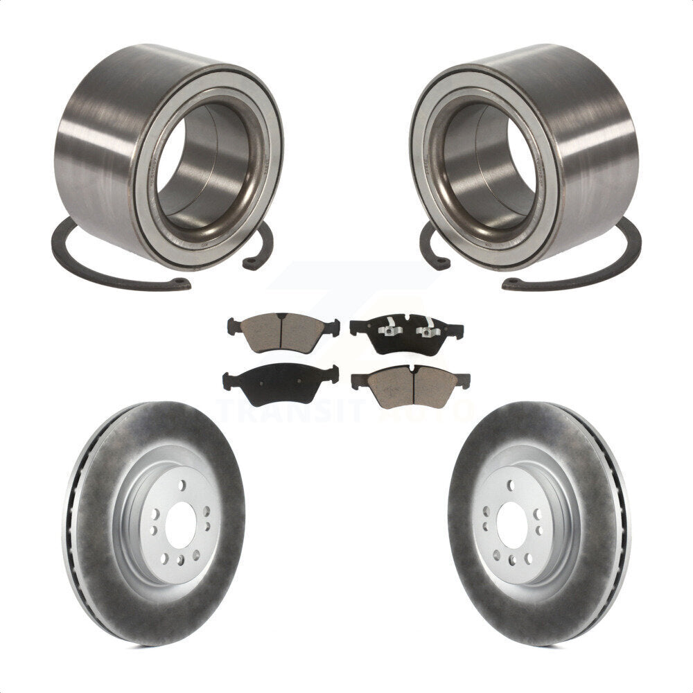 Wheel Bearing Coat Brake Rotor Pad Front Kit For Mercedes-Benz GL350 GL320 GL450