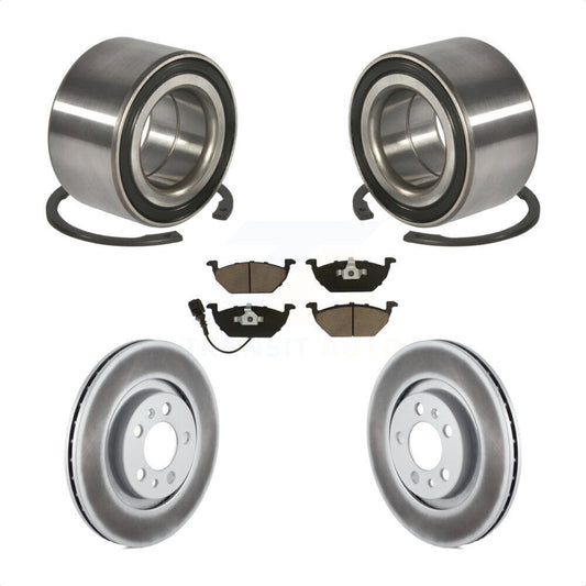 Wheel Bearing Coated Brake Rotor Pads Front Kit For Volkswagen Jetta Beetle Golf