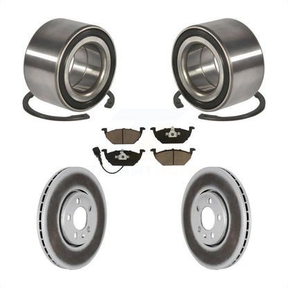 Wheel Bearing Coat Brake Rotor Pads Front Kit For 2000-2001 Volkswagen Golf 2.0L