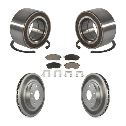 Wheel Bearing Coated Disc Brake Rotor And Pad Front Kit For Suzuki SX4 Crossover