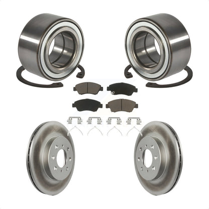 Wheel Bearing Coated Disc Brake Rotor And Pads Front Kit For Honda Civic del Sol