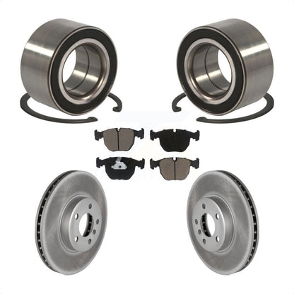 Wheel Bearing Coated Disc Brake Rotors And Ceramic Pads Front Kit For BMW X5