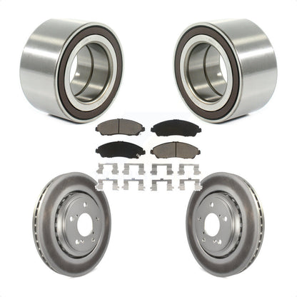 Wheel Bearing Coated Brake Rotor And Pad Front Kit For 2017-2019 Honda Ridgeline