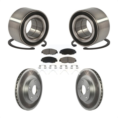 Wheel Bearing Coated Brake Rotor Pad Front Kit For Honda Civic Touring with 1.8L