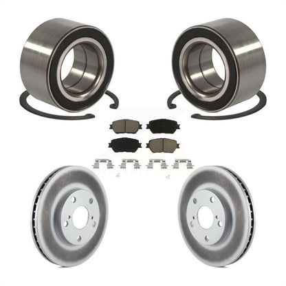 Wheel Bearing Coated Disc Brake Rotor And Ceramic Pad Front Kit For Toyota Camry