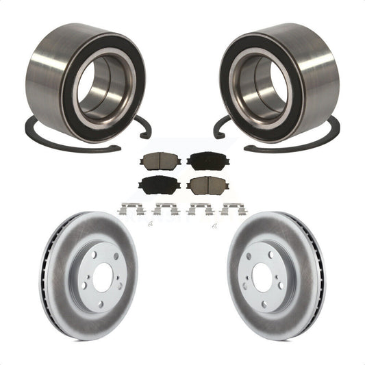 Wheel Bearing Coated Disc Brake Rotor And Ceramic Pad Front Kit For Toyota Camry