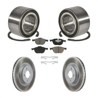 Wheel Bearing Coated Disc Brake Rotors And Pads Front Kit For Ford Escape C-Max
