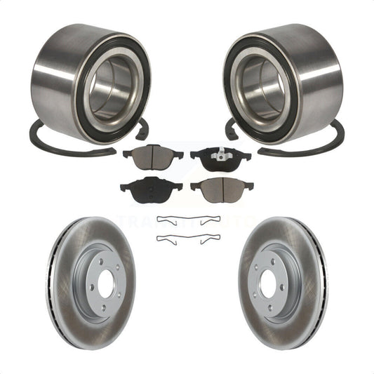 Wheel Bearing Coated Disc Brake Rotors And Pads Front Kit For Ford Escape C-Max