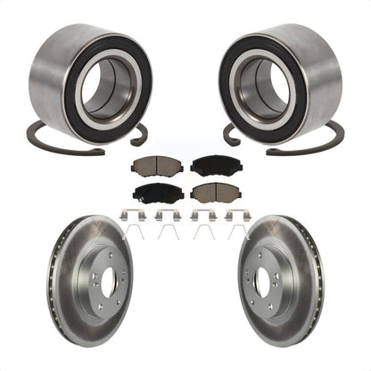 Wheel Bearing Coat Brake Rotor Pads Front Kit For Honda Accord Fit Element Acura