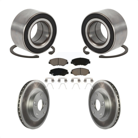 Wheel Bearing Coat Brake Rotor Pads Front Kit For Honda Accord Fit Element Acura
