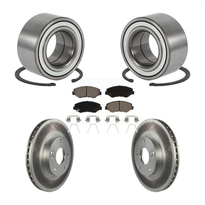 Wheel Bearing Coated Disc Brake Rotors And Pads Front Kit For Honda Element