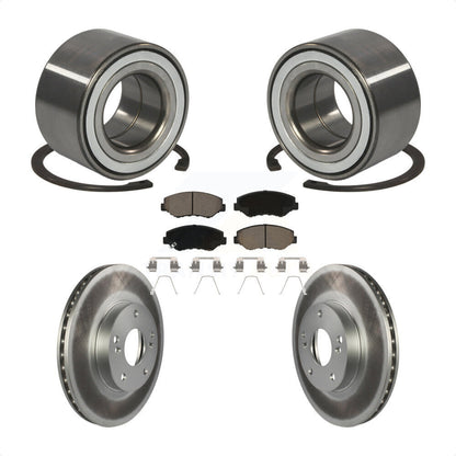 Wheel Bearing Coated Disc Brake Rotors And Pads Front Kit For 2016 Honda CR-Z