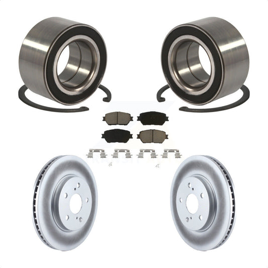 Wheel Bearing Coated Disc Brake Rotor And Ceramic Pad Front Kit For Toyota Camry