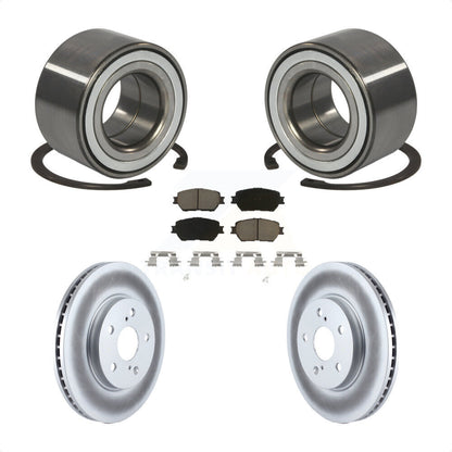 Wheel Bearing Coated Disc Brake Rotor And Ceramic Pad Front Kit For Toyota Camry