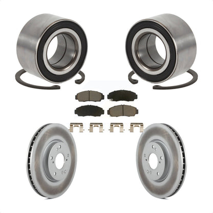 Wheel Bearing Coat Brake Rotor Pad Front Kit For Acura TL Automatic transmission