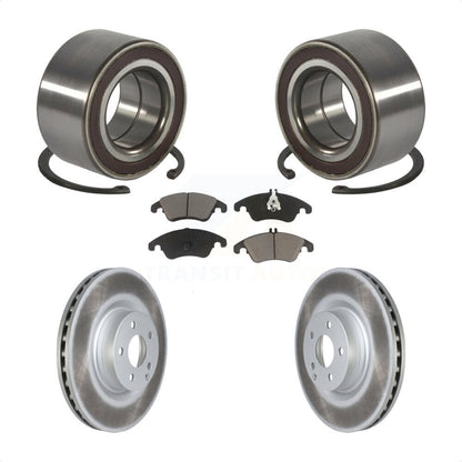 Wheel Bearing Coated Disc Brake Rotor Pads Front Kit For Mercedes-Benz E400 E550
