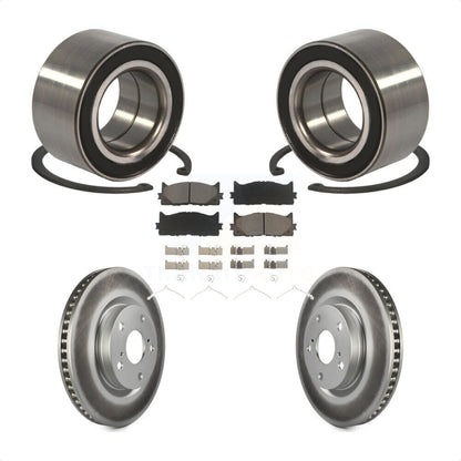 Wheel Bearing Coat Brake Rotor Pad Front Kit For Toyota Camry Lexus ES350 Avalon
