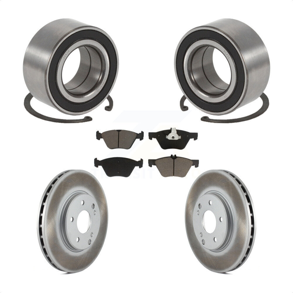 Wheel Bearing Coated Disc Brake Rotors And Pads Front Kit For Mercedes-Benz E320