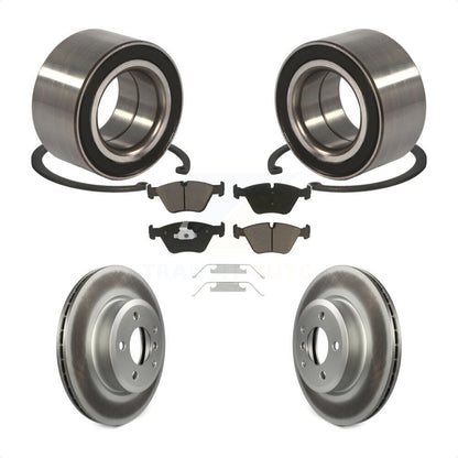 Wheel Bearing Coated Disc Brake Rotors And Pads Front Kit For 2004-2010 BMW X3