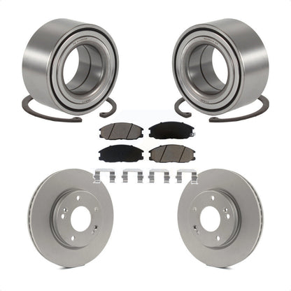 Wheel Bearing Coated Disc Brake Rotors And Pads Front Kit For Hyundai Santa Fe