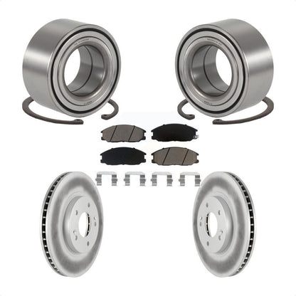 Wheel Bearing Coated Disc Brake Rotors And Pads Front Kit For Hyundai Santa Fe