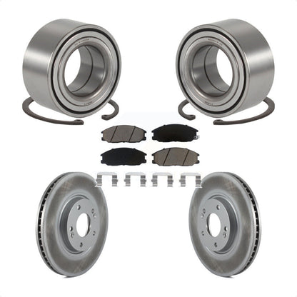 Wheel Bearing Coated Disc Brake Rotors And Pads Front Kit For Hyundai XG350