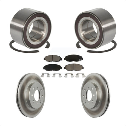 Wheel Bearing Coated Disc Brake Rotors And Pads Front Kit For Honda Insight