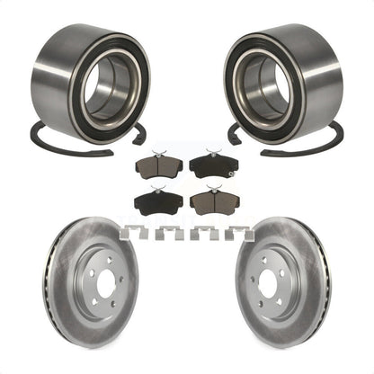 Wheel Bearing Coated Disc Brake Rotor And Pads Front Kit For Chrysler PT Cruiser
