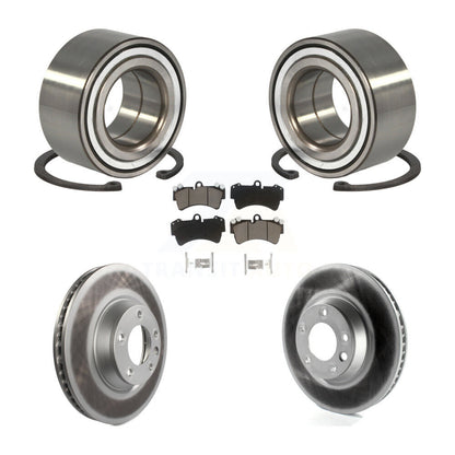 Wheel Bearing Coat Brake Rotor Pad Front Kit For Audi Q7 Porsche Cayenne Touareg