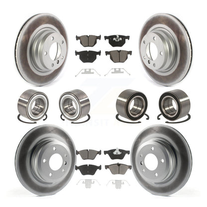 Bearing Coated Disc Brake Rotor And Pad Front Rear Kit (10Pc) For 2006 BMW 330xi