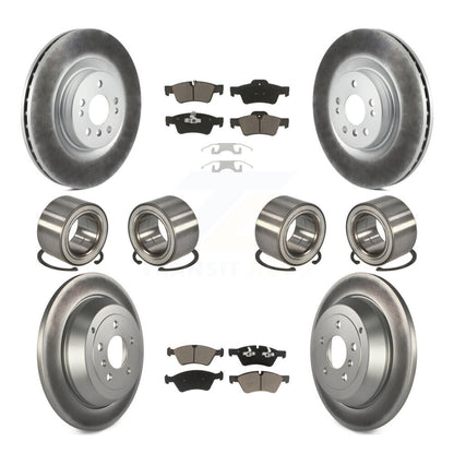 Bearing Coated Brake Rotor And Pad Front Rear Kit (10Pc) For Mercedes-Benz ML320