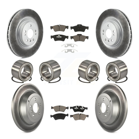 Bearing Coated Brake Rotor And Pad Front Rear Kit (10Pc) For Mercedes-Benz ML320