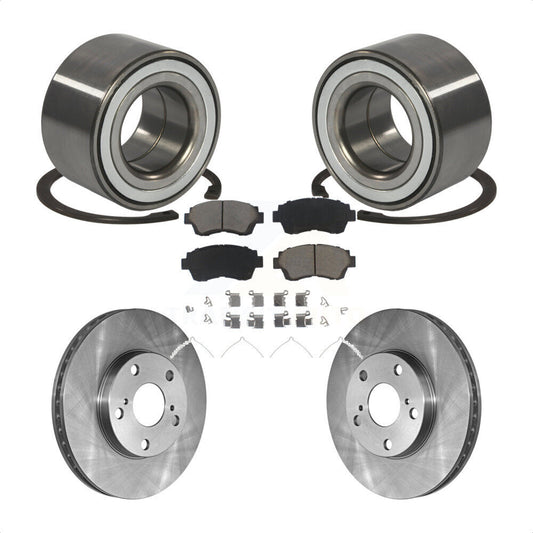Wheel Bearing Brake Rotor And Pad Front Kit For Toyota Camry Sienna Avalon Lexus