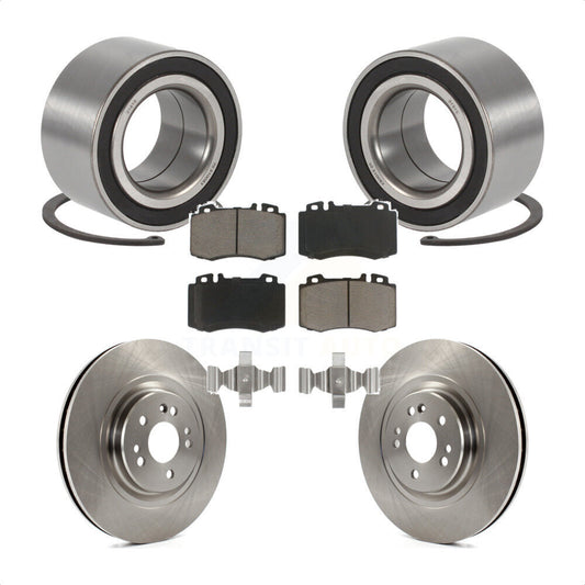 Wheel Bearing Brake Rotor & Pad Front Kit For Mercedes-Benz ML500 ML430 ML55 AMG