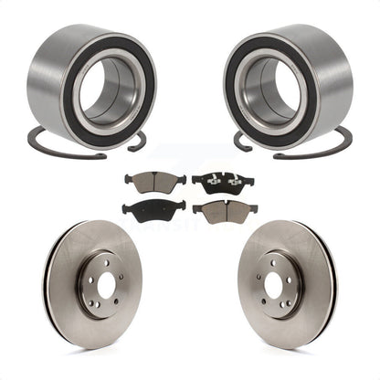 Wheel Bearing Disc Brake Rotors And Pads Front Kit For Mercedes-Benz E550 E500