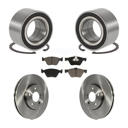 Wheel Bearing Disc Brake Rotors And Pads Front Kit For Mercedes-Benz E350 E320