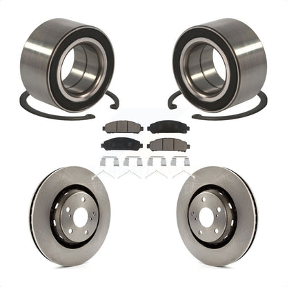 Wheel Bearing Disc Brake Rotors And Pads Front Kit For 2009-2016 Toyota Venza