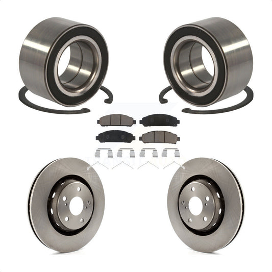 Wheel Bearing Disc Brake Rotors And Pads Front Kit For 2009-2016 Toyota Venza