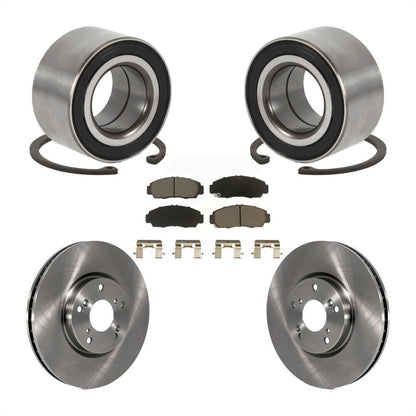 Wheel Bearing Disc Brake Rotor Pad Front Kit For Acura TL Automatic transmission