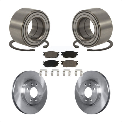 Wheel Bearing Disc Brake Rotor And Pad Front Kit For Hyundai Accent Kia Rio Rio5