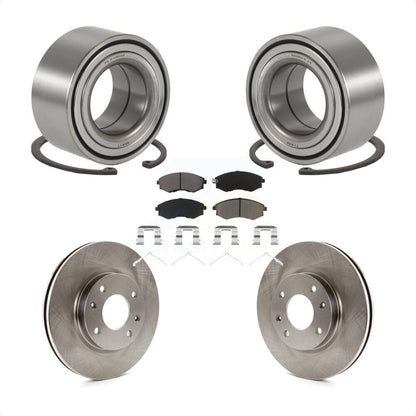 Wheel Bearing Disc Brake Rotor Pad Front Kit For 2004 Hyundai Sonata To 09 03