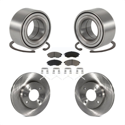 Wheel Bearing Disc Brake Rotors And Ceramic Pads Front Kit For Hyundai Sonata