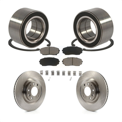 Wheel Bearing Disc Brake Rotors And Pads Front Kit For 2007-2015 Mazda CX-9